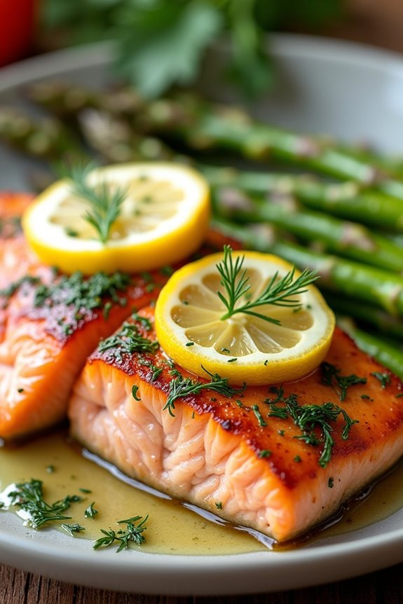 lemon herb baked salmon