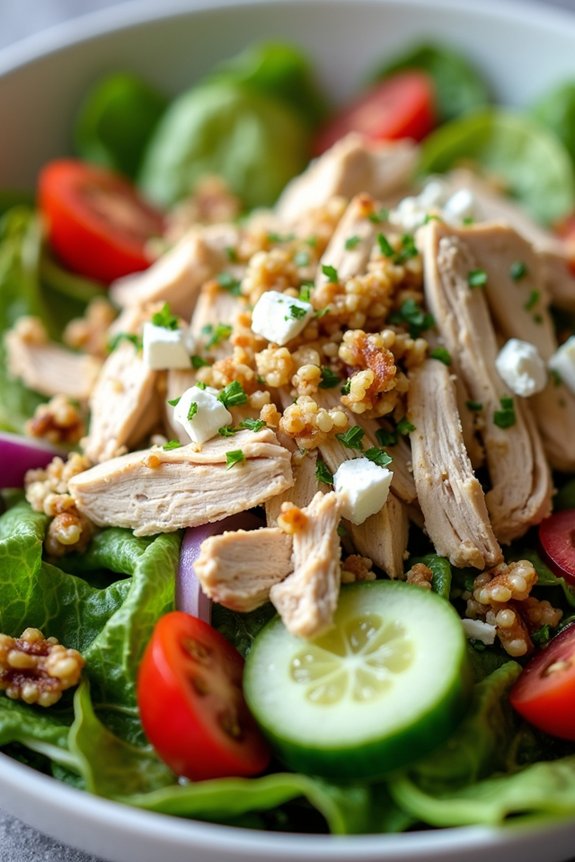 lemon herb chicken salad