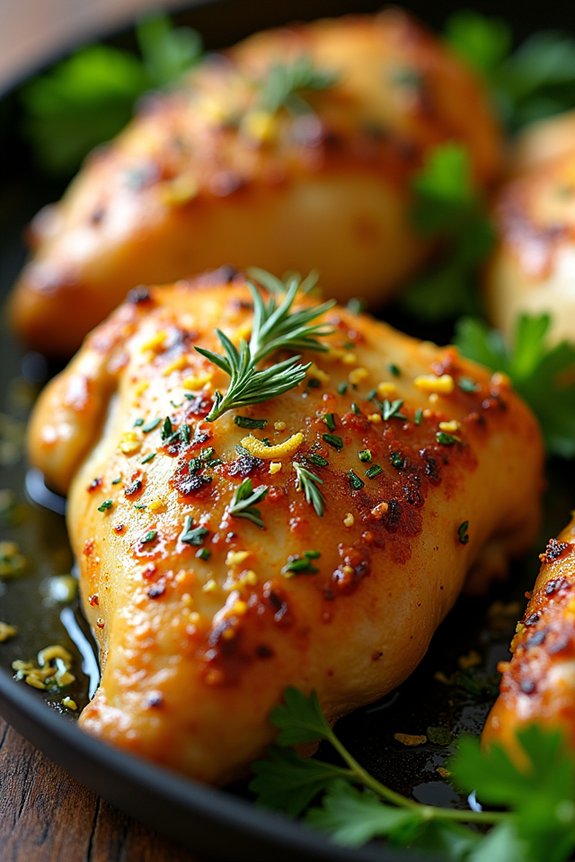 lemon herb chicken thighs