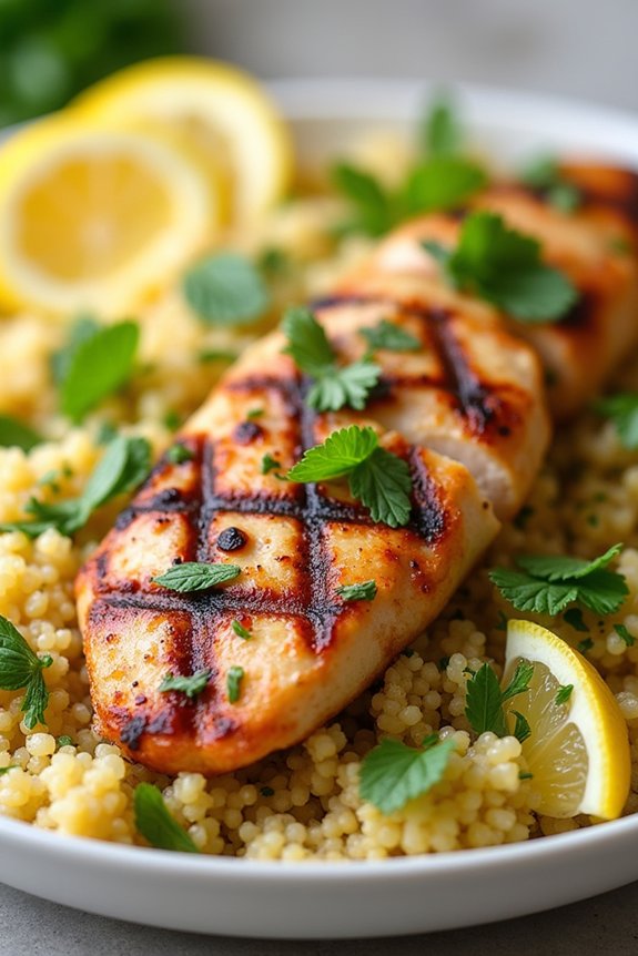 lemon herb quinoa chicken