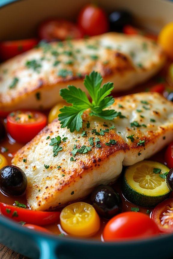mediterranean baked fish recipe