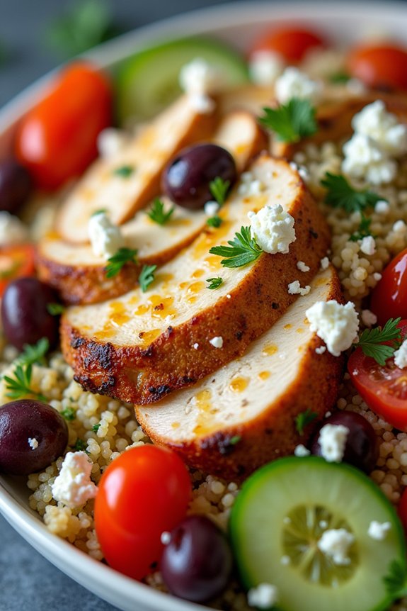 mediterranean chicken couscous delight