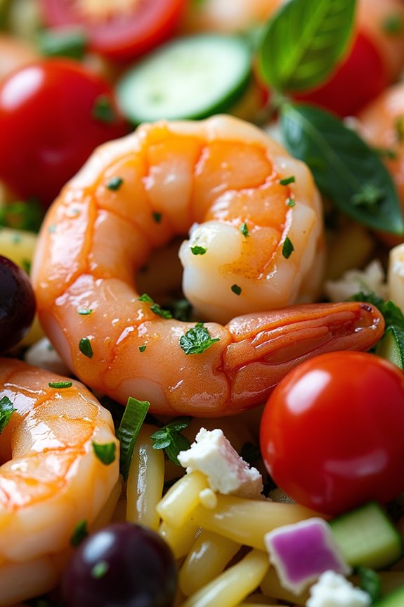 mediterranean shrimp orzo salad