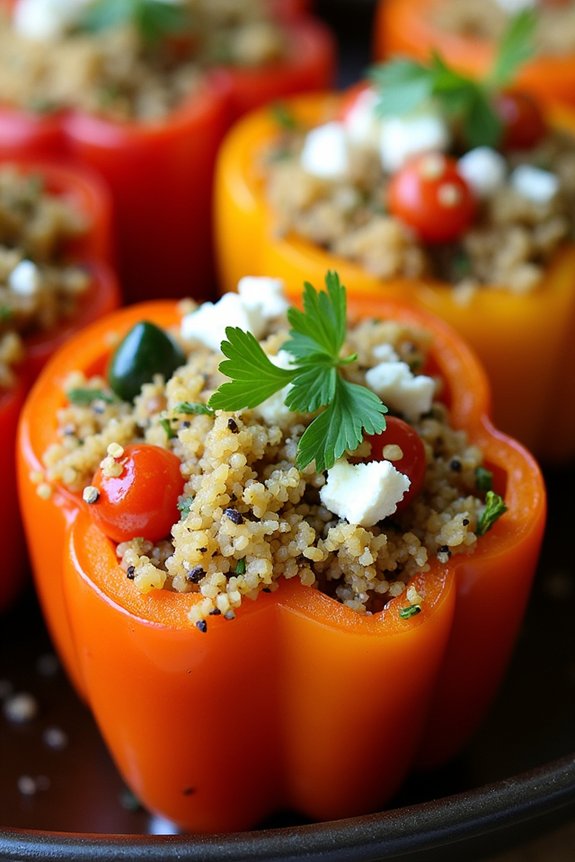 mediterranean stuffed bell peppers
