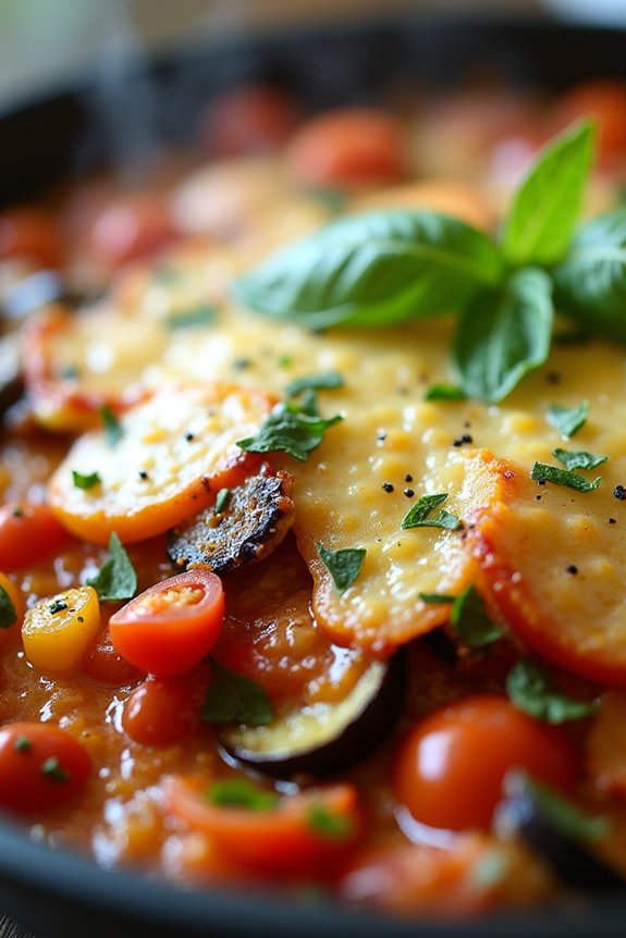 nutritious baked vegetable casserole