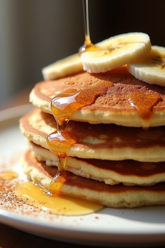 nutritious banana oatmeal pancakes