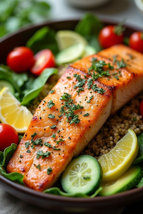 nutritious lemon herb salmon