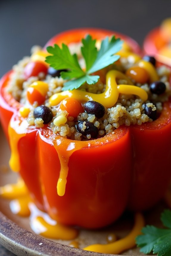 nutritious stuffed bell peppers