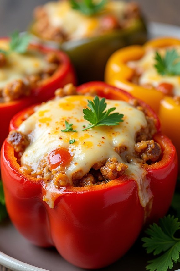 nutritious stuffed pepper dinner