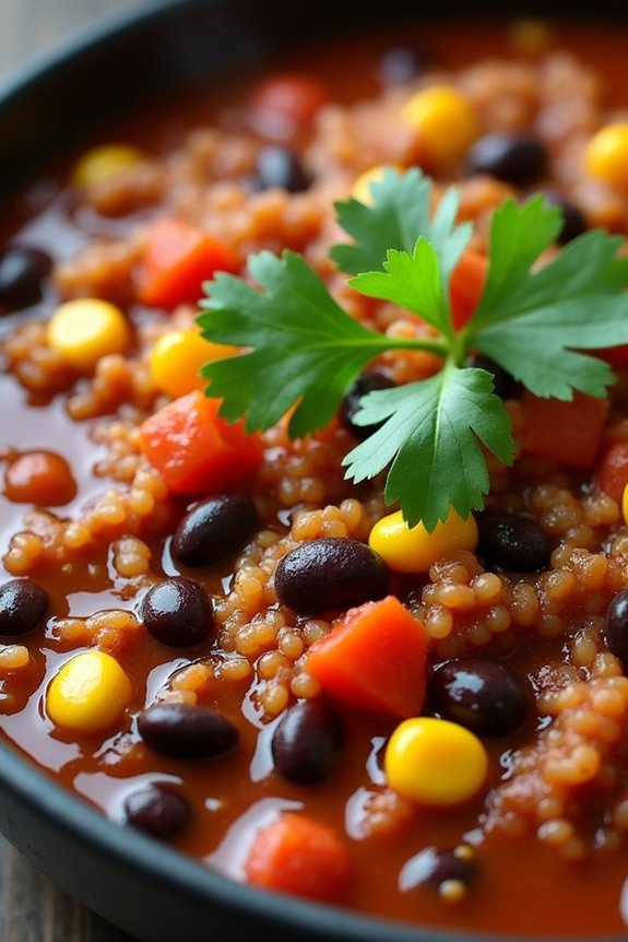 nutritious vegetarian chili recipe
