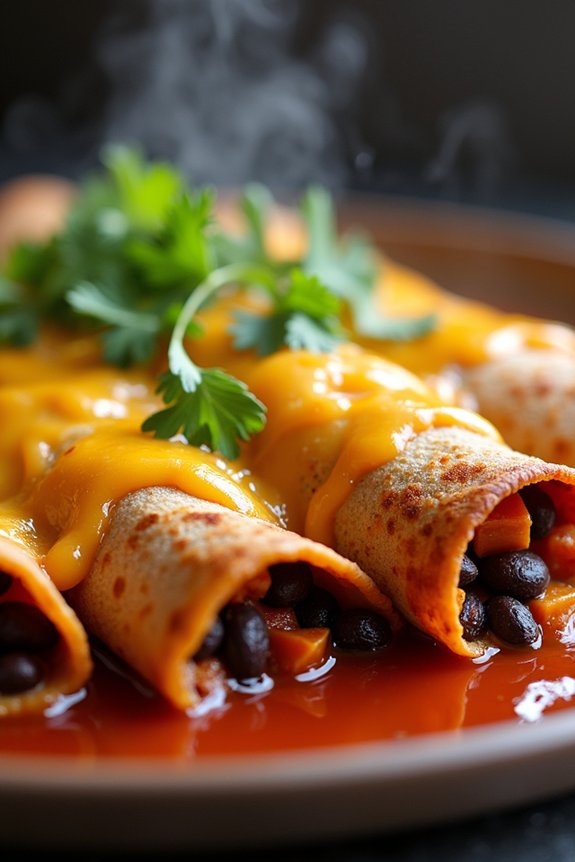 nutritious vegetarian enchiladas recipe