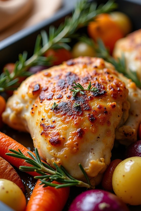 one pan chicken and vegetables