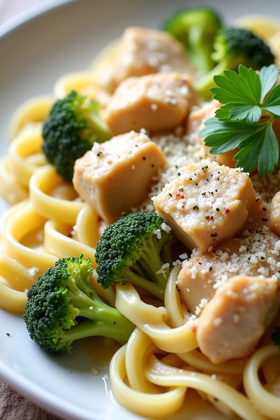 one pot chicken alfredo