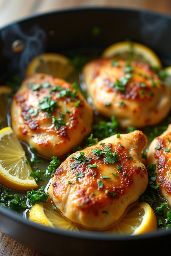 one pot lemon herb chicken