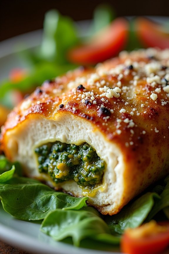 pesto stuffed chicken breast recipe