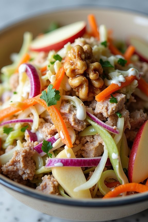 pork and apple slaw