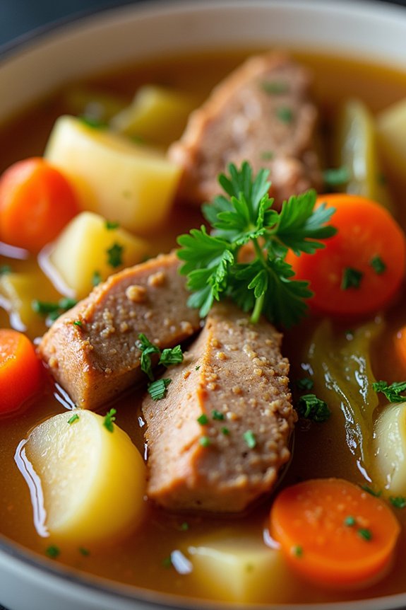 pork and cabbage comfort stew