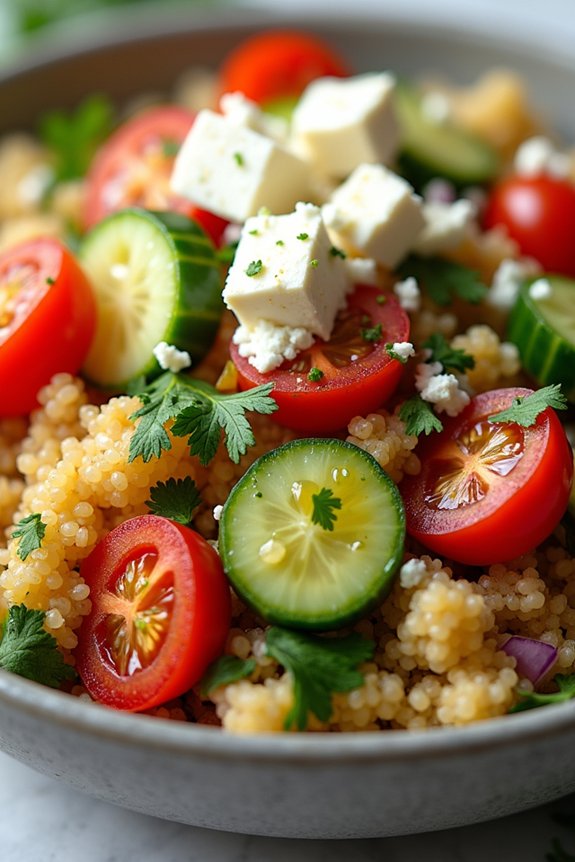 quick and healthy quinoa salad
