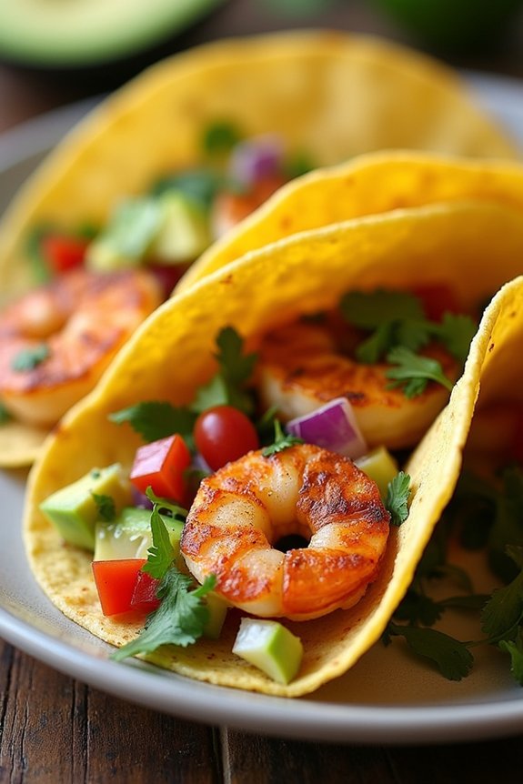 quick healthy shrimp tacos
