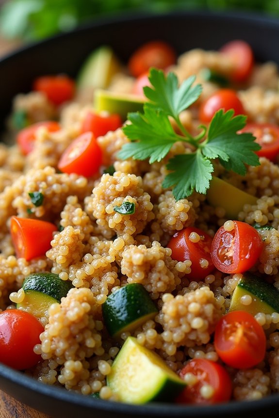 quick nutritious turkey skillet