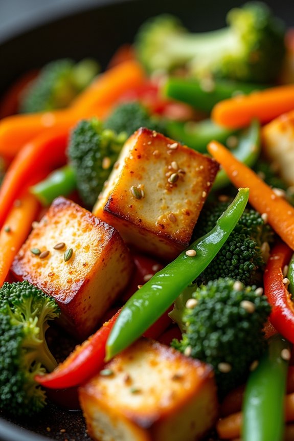 quick nutritious veggie stir fry