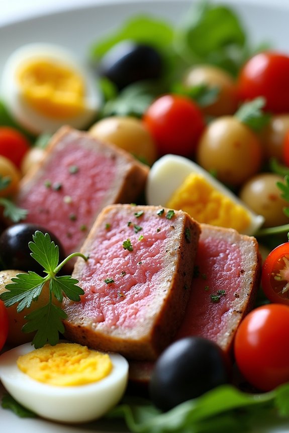 roasted veggie tuna salad