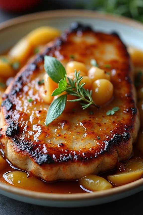 rustic pork chops dinner recipe