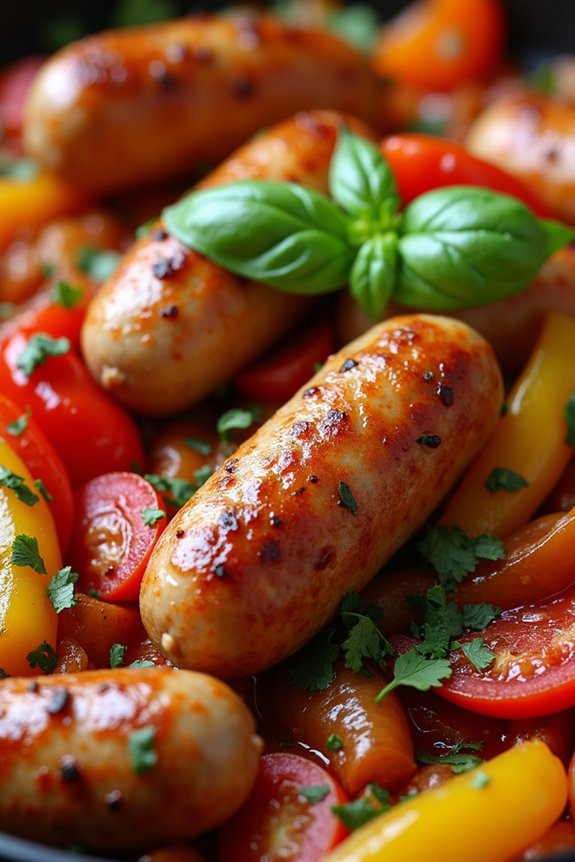 sausage peppers quick hearty