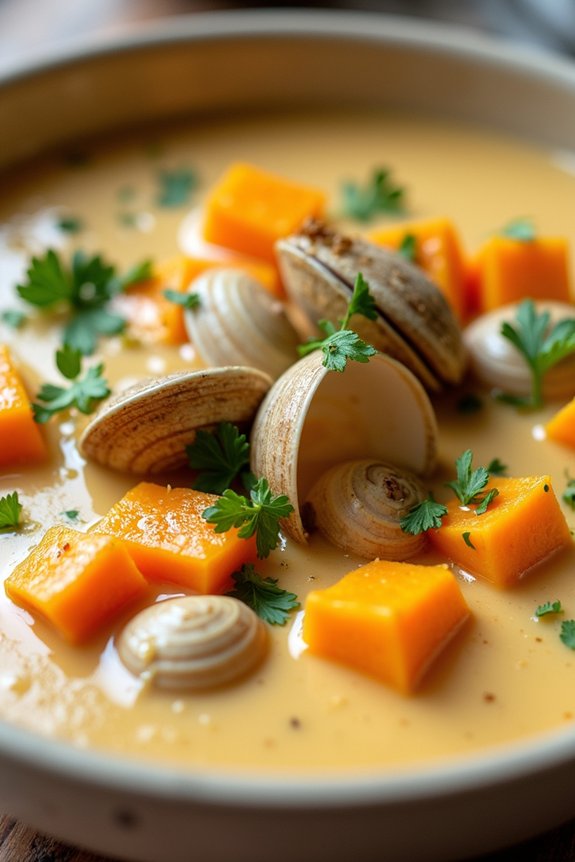 savory clam chowder recipe