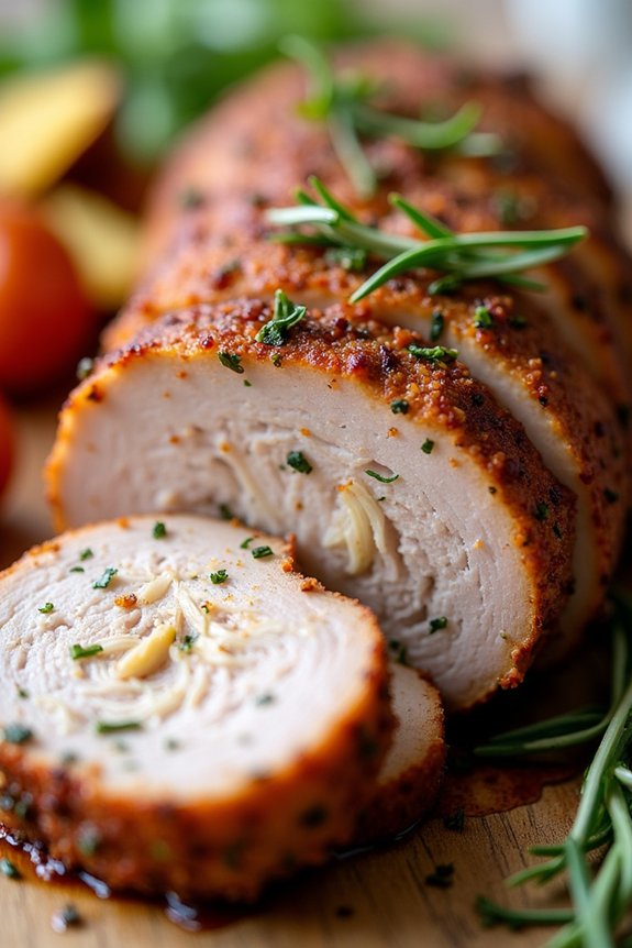 savory herb rubbed pork tenderloin