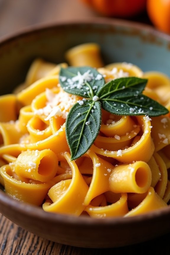 savory pumpkin pasta delight
