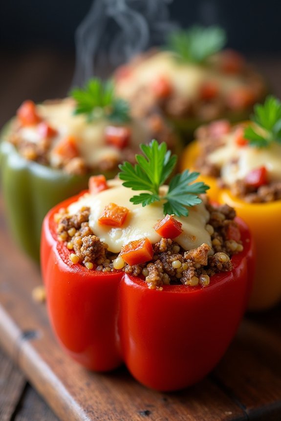 savory stuffed bell peppers