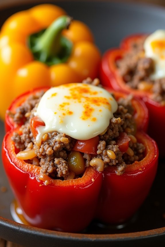 savory stuffed bell peppers recipe