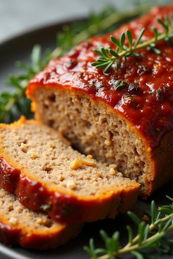 savory sweet potato meatloaf