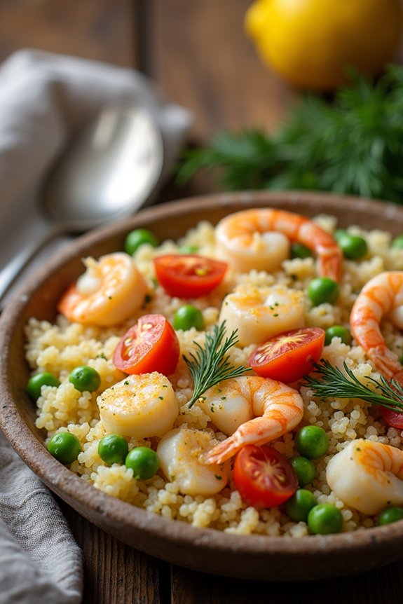 seafood quinoa casserole recipe