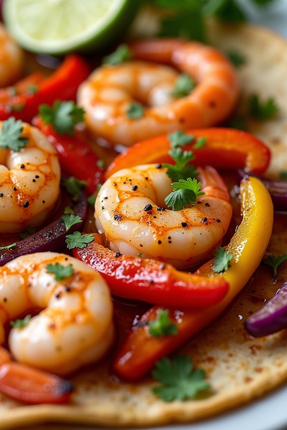 sheet pan shrimp fajitas recipe