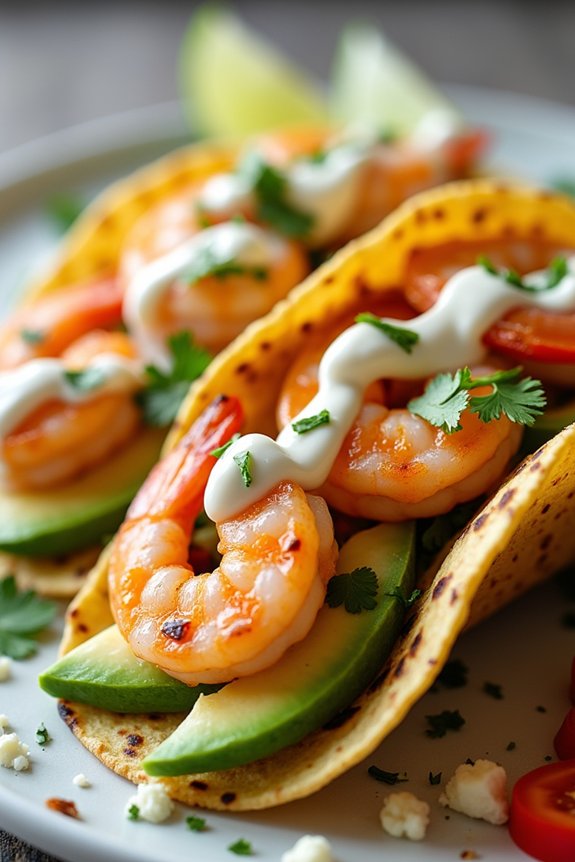 shrimp avocado tacos recipe