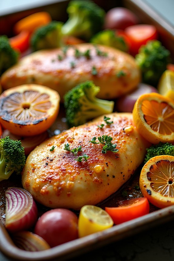 simple one pan chicken dinner