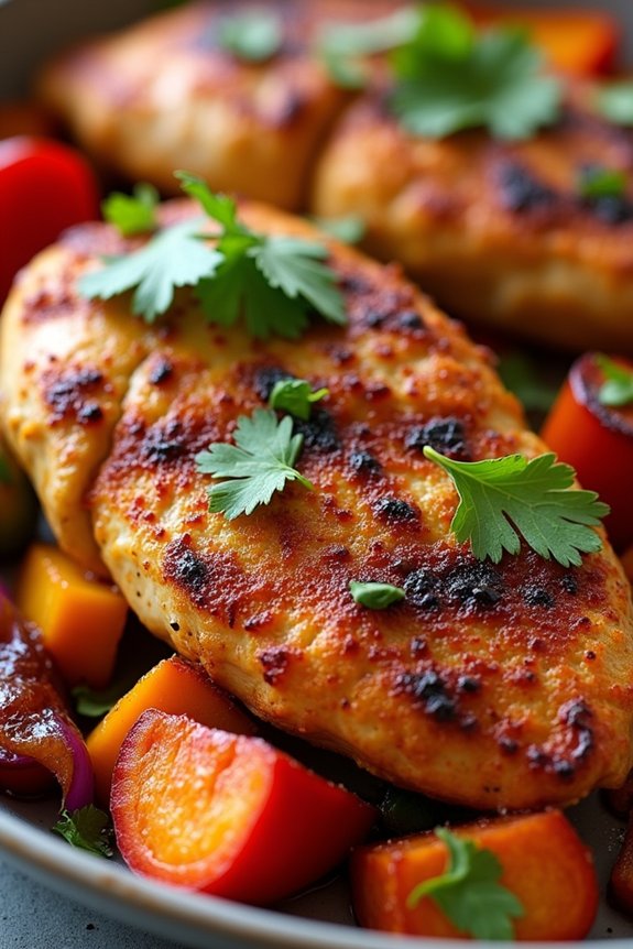 southwest chicken sheet pan dinner