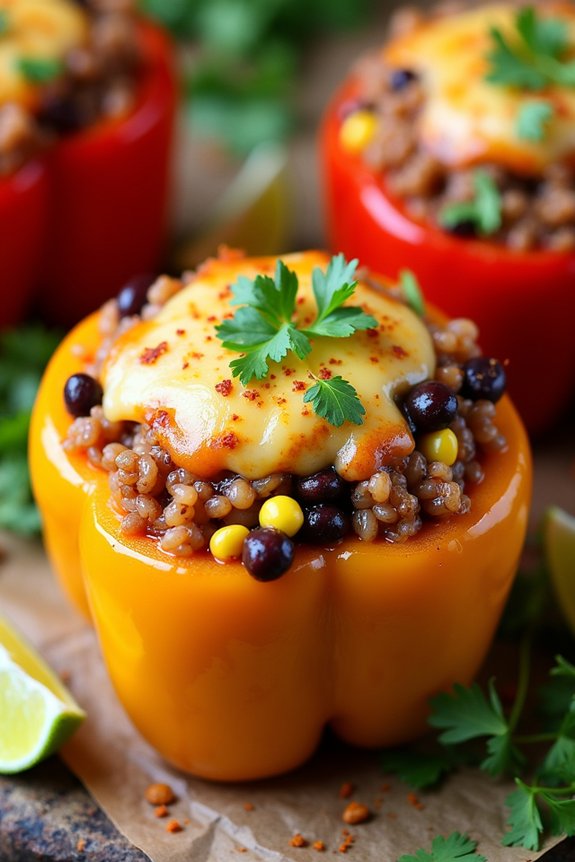 stuffed peppers with rice