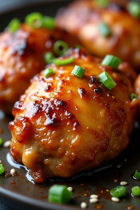 sweet and savory chicken dish