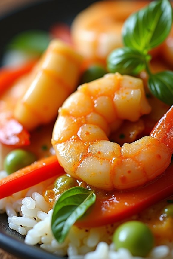 thai coconut curry shrimp