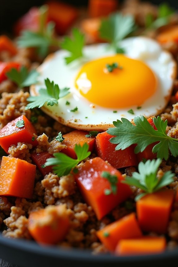 turkey and sweet potato hash