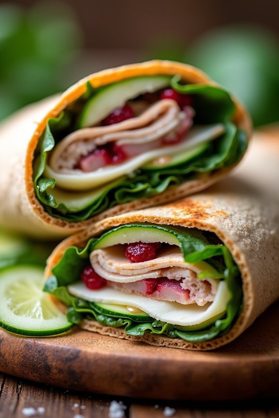 turkey cranberry wrap recipe
