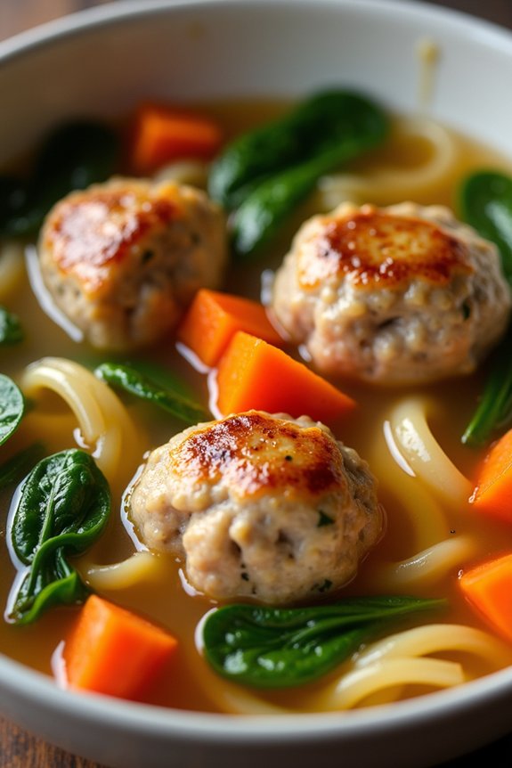 turkey meatball soup recipe
