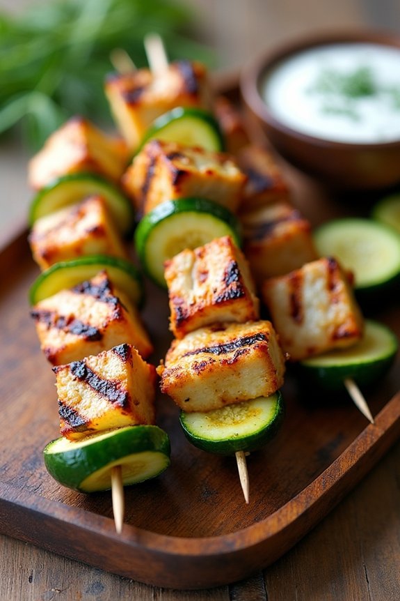 turkey zucchini skewers recipe
