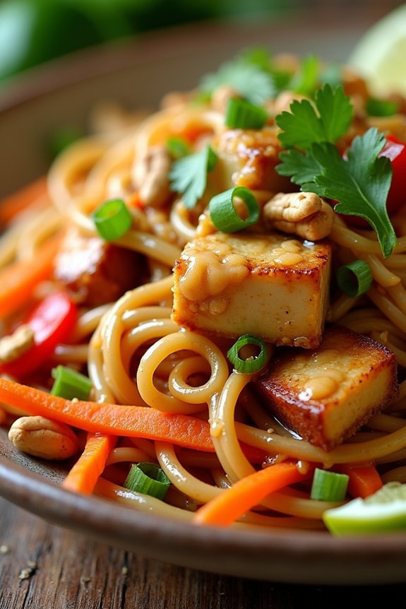 vegan pad thai delight