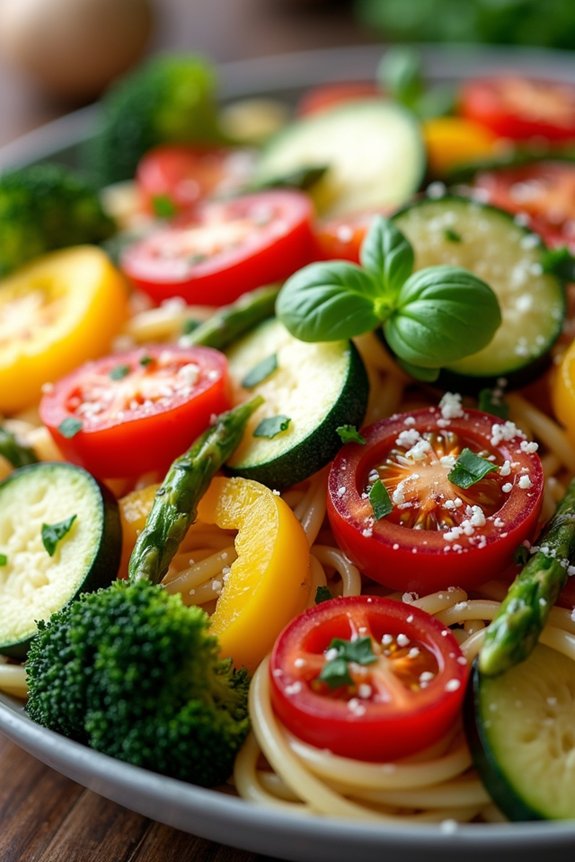 veggie packed pasta dish