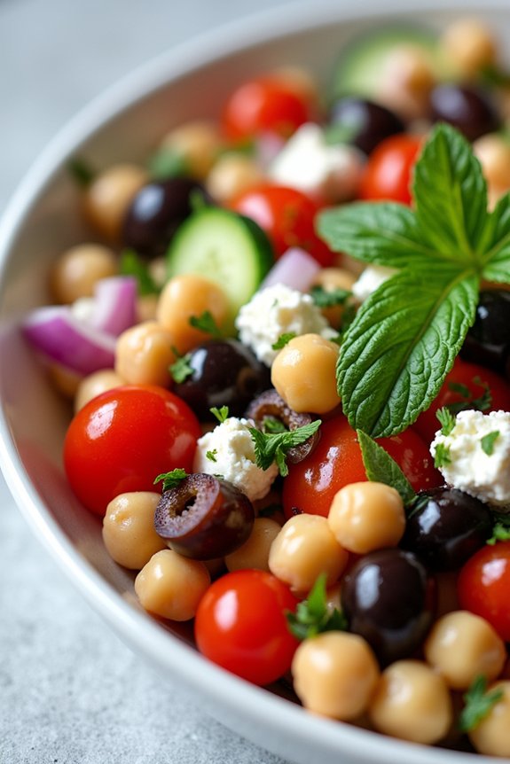 vibrant chickpea salad recipe