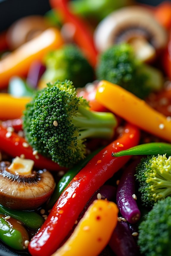 vibrant nutritious quick stir fry